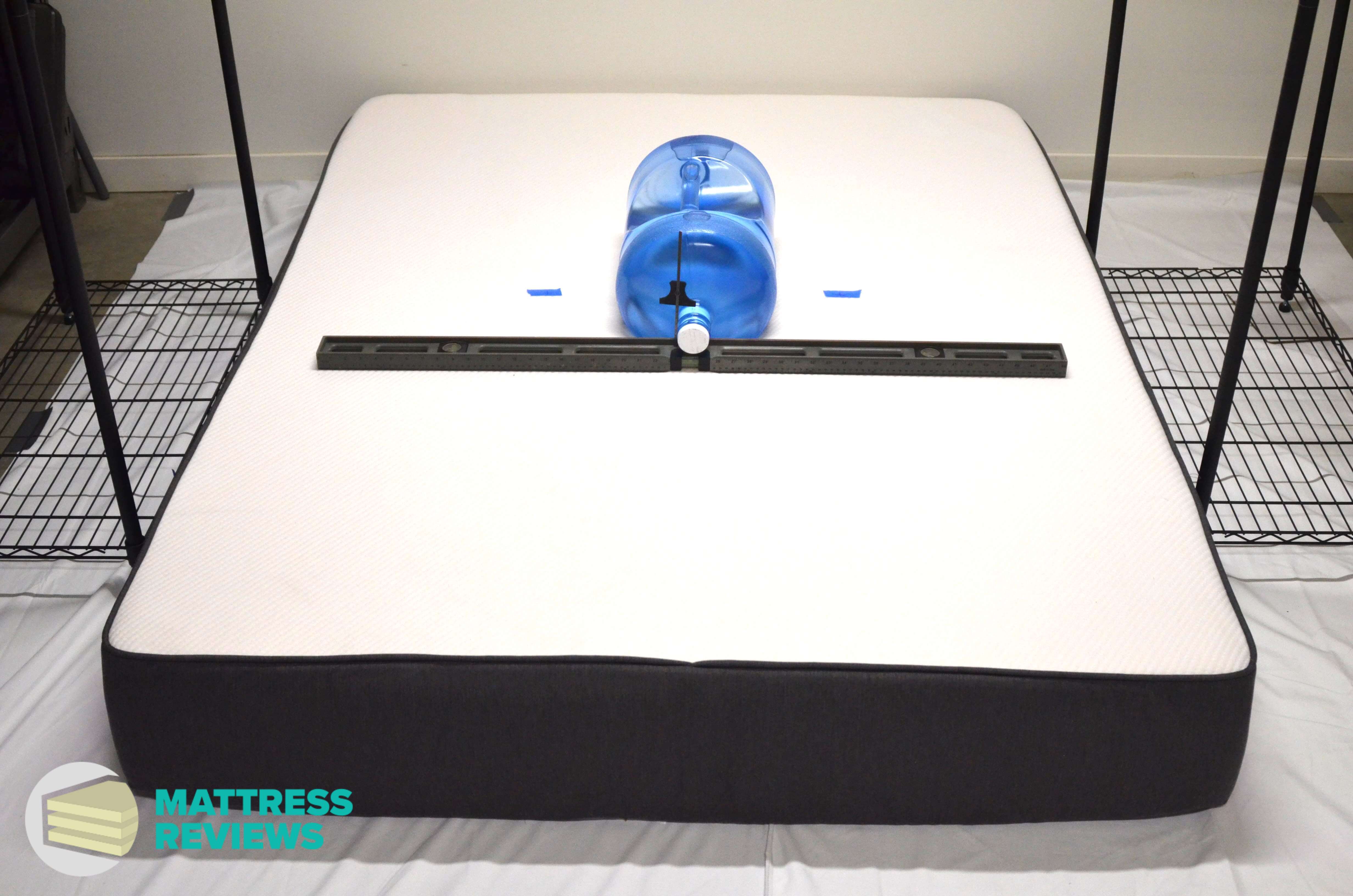 Image of the Casper mattress firmness test.