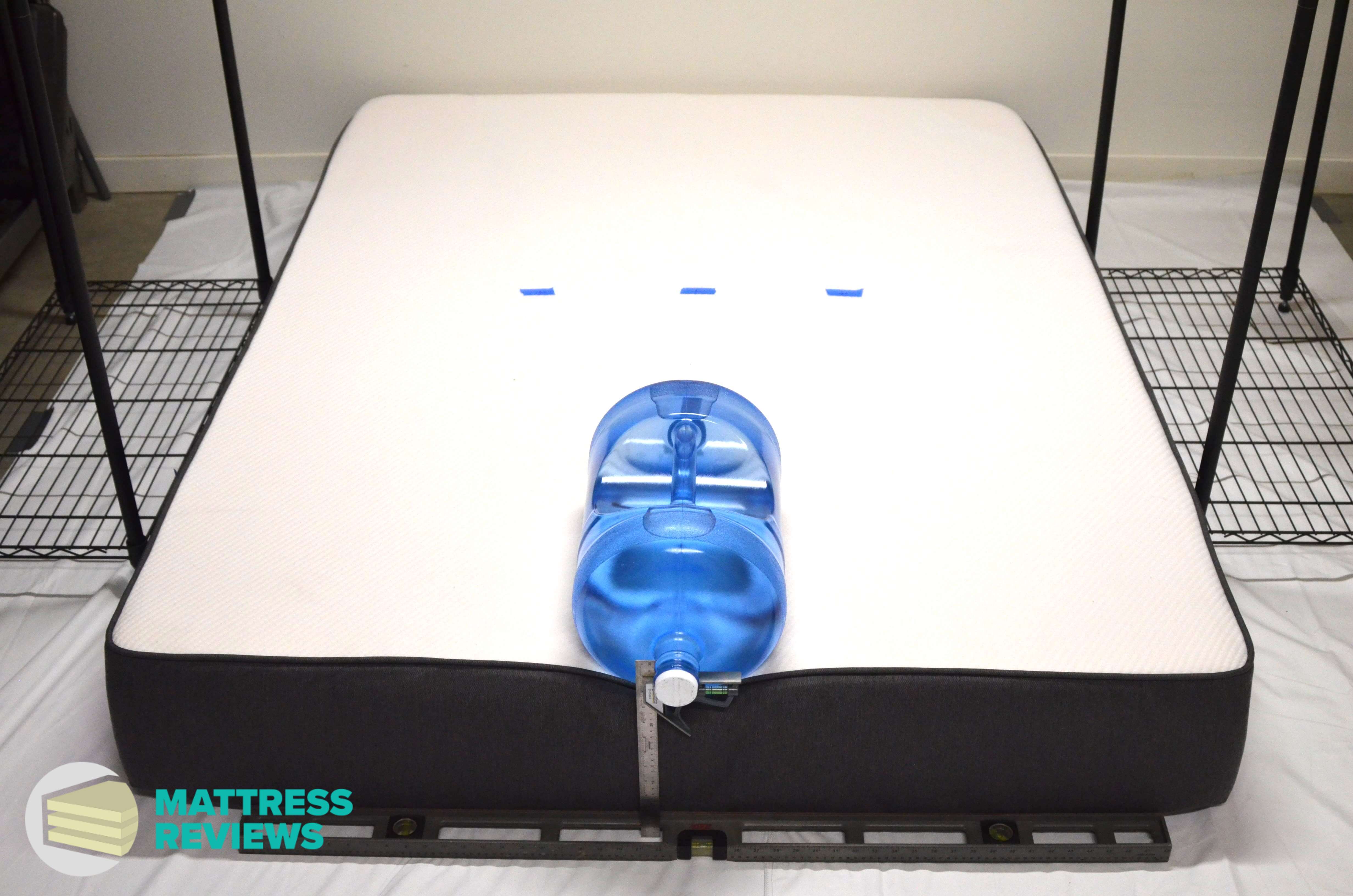 Image of the Casper mattress edge support test.
