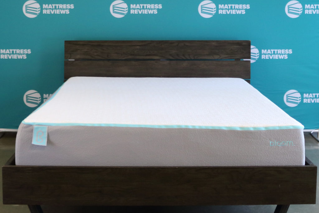 A wide angle shot of the Bloom mattress