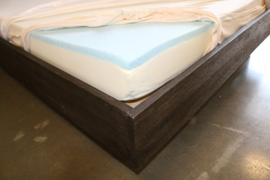 The Classic Brands 6 Inch Cool Gel mattress foam layers and fire sock