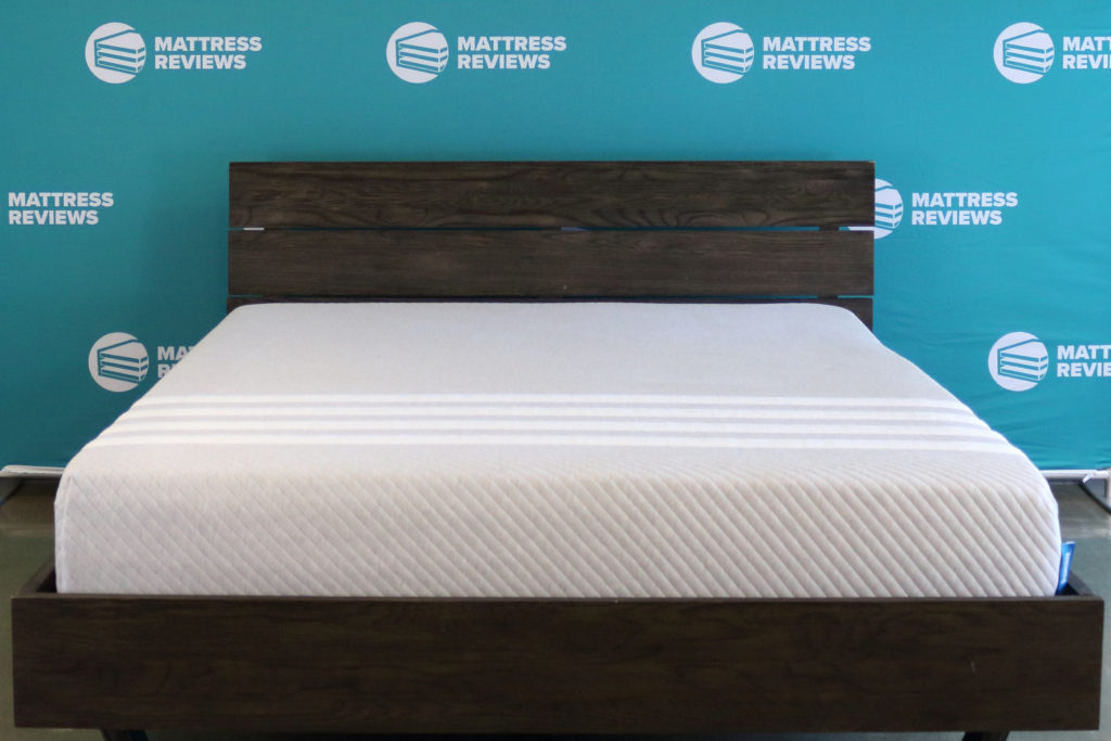 A wideshot of the Leesa mattress