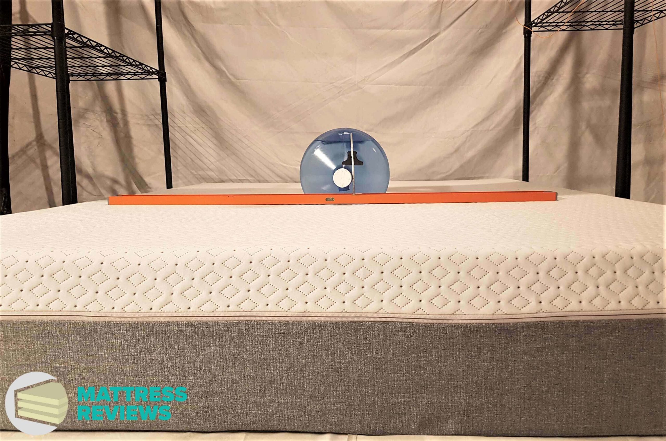 Image of the Endy mattress firmness test.