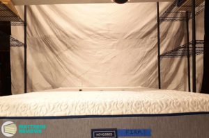 Image of the Novosbed (Firm) mattress motion isolation test.