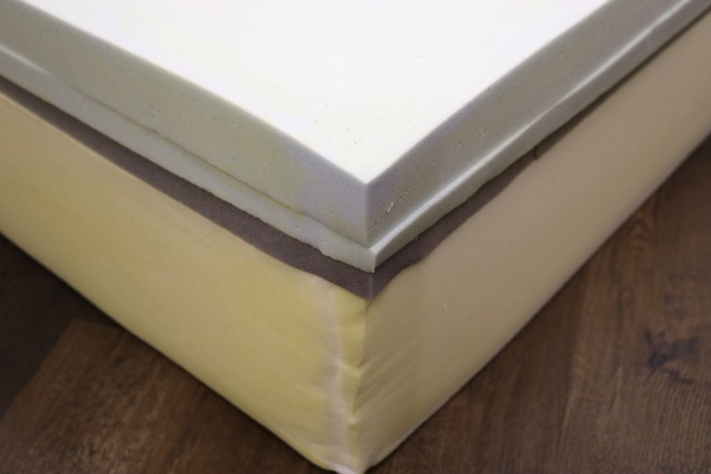 Image of the Novosbed (Firm) mattress foam layers.