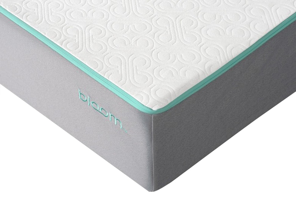 Image of the corner of the Bloom mattress by Sleep Country.