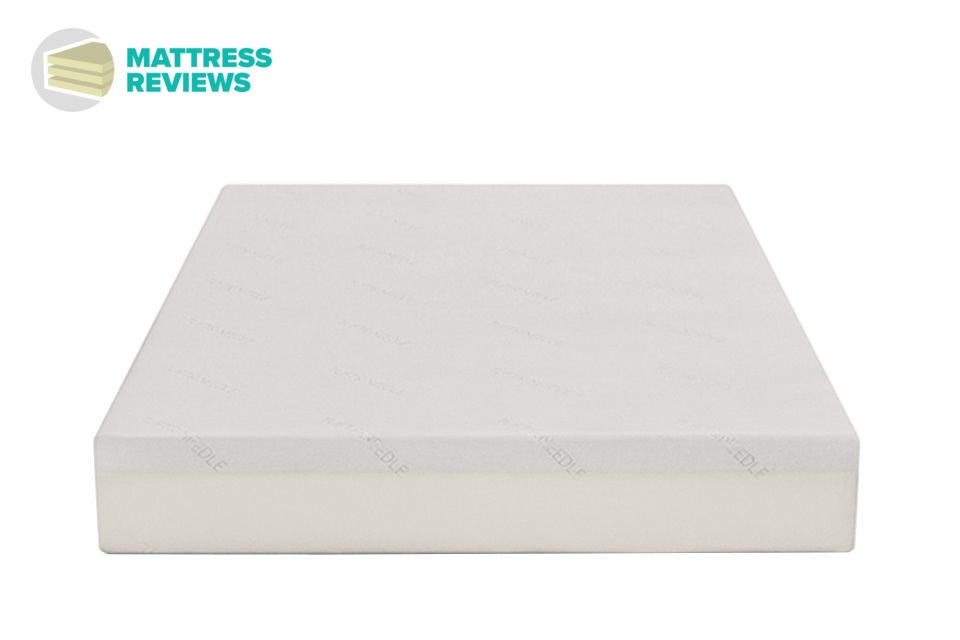 Image of the side of the Tuft & Needle mattress on Mattress-Reviews.com, the best source of professional, unbiased information for mattresses online.