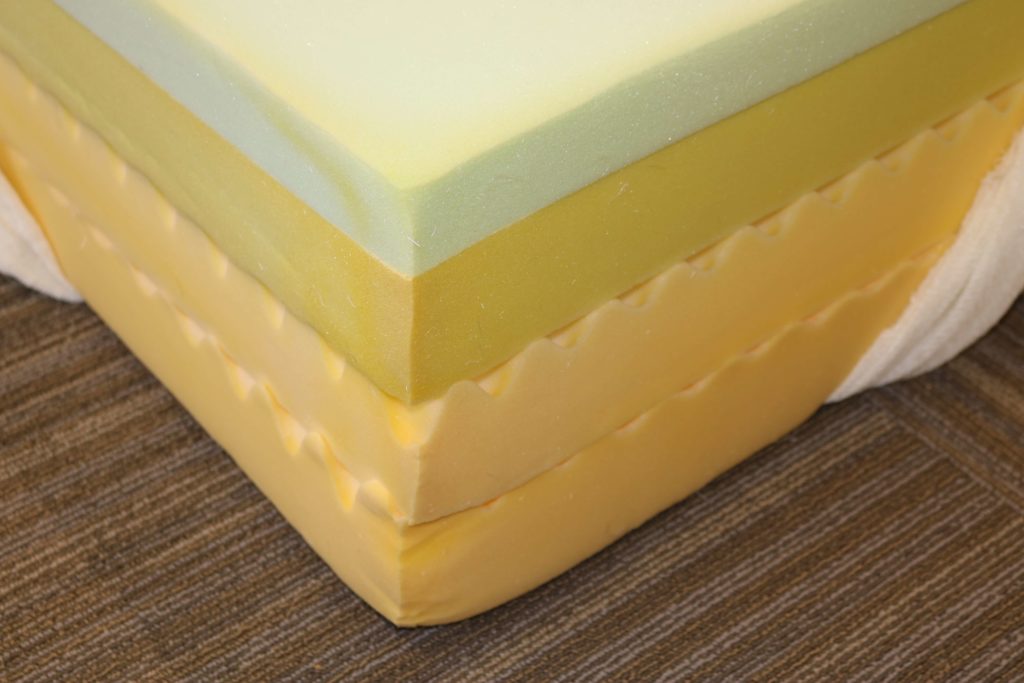 Image of the layers of the Nora mattress on Mattress-Reviews.com, the best source of professional, unbiased information for mattresses online.