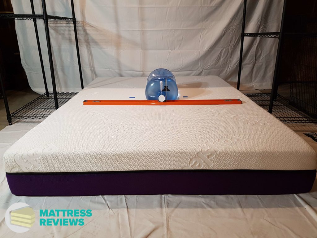 Image of the Polysleep mattress firmness test.