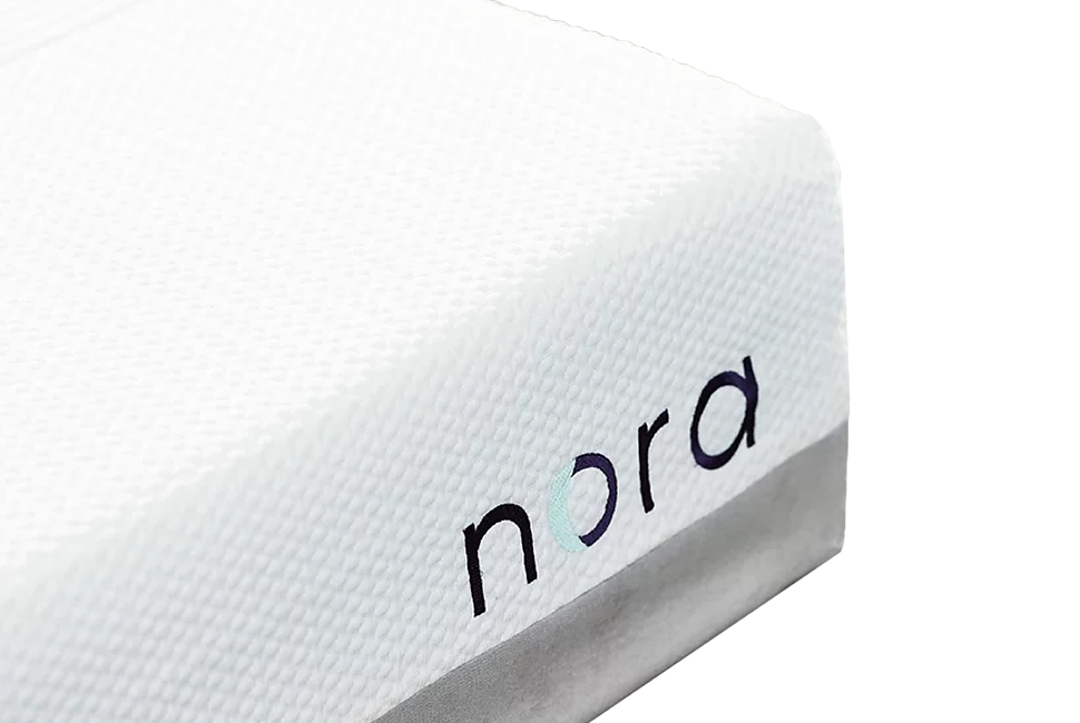 Image of the corner of the Nora mattress.