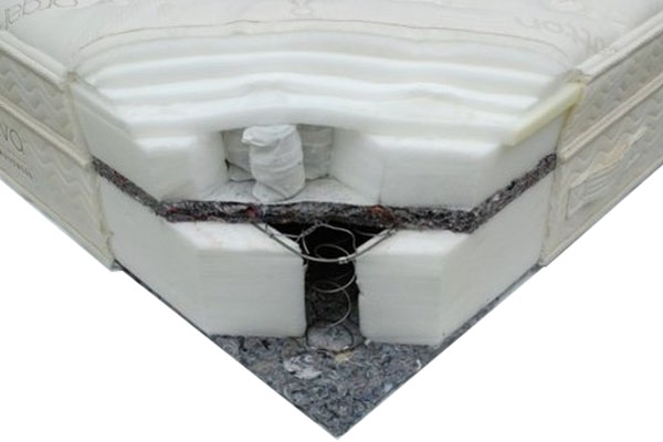 Image of the Saatva mattress layers.