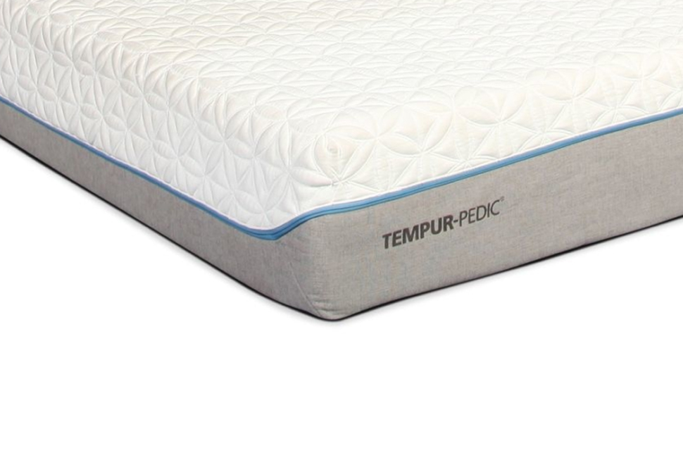 Image of the corner of the Tempurpedic Cloud Supreme mattress.