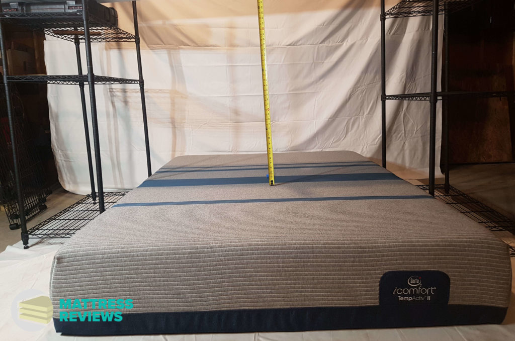 Image of the Serta iComfort TempActiv II mattress bounce test.