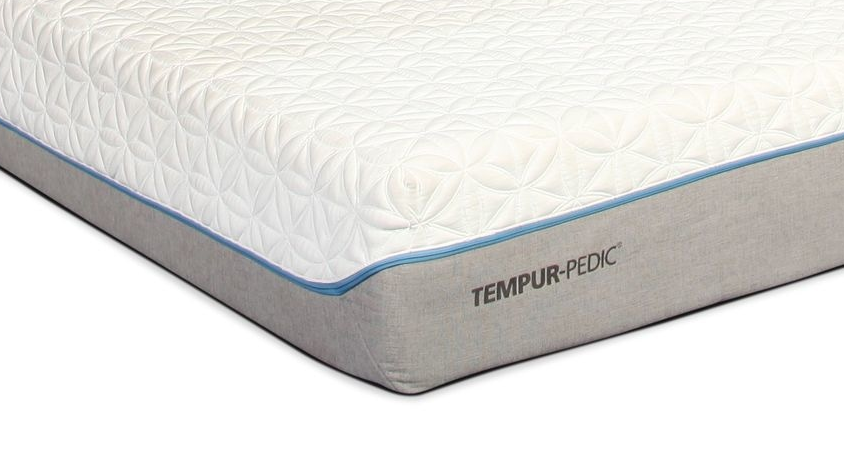 Image of the corner of the Tempurpedic Cloud Supreme mattress.