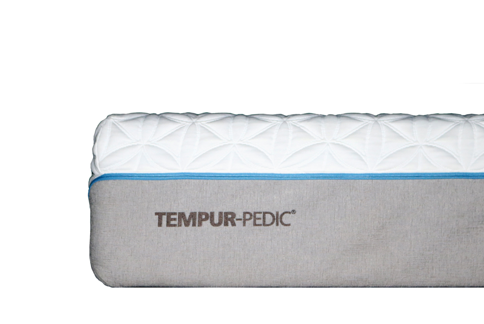 Image of the construction of the Tempurpedic Cloud Supreme mattress.