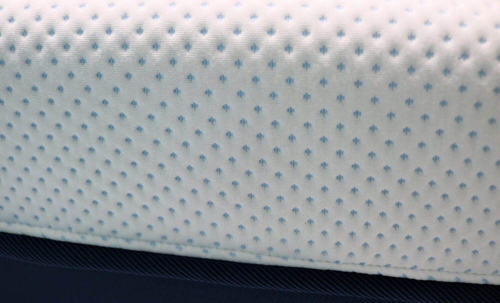 Close up image of the Amerisleep mattress cover.