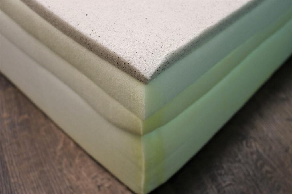 Image of the Bear mattress foam layers.