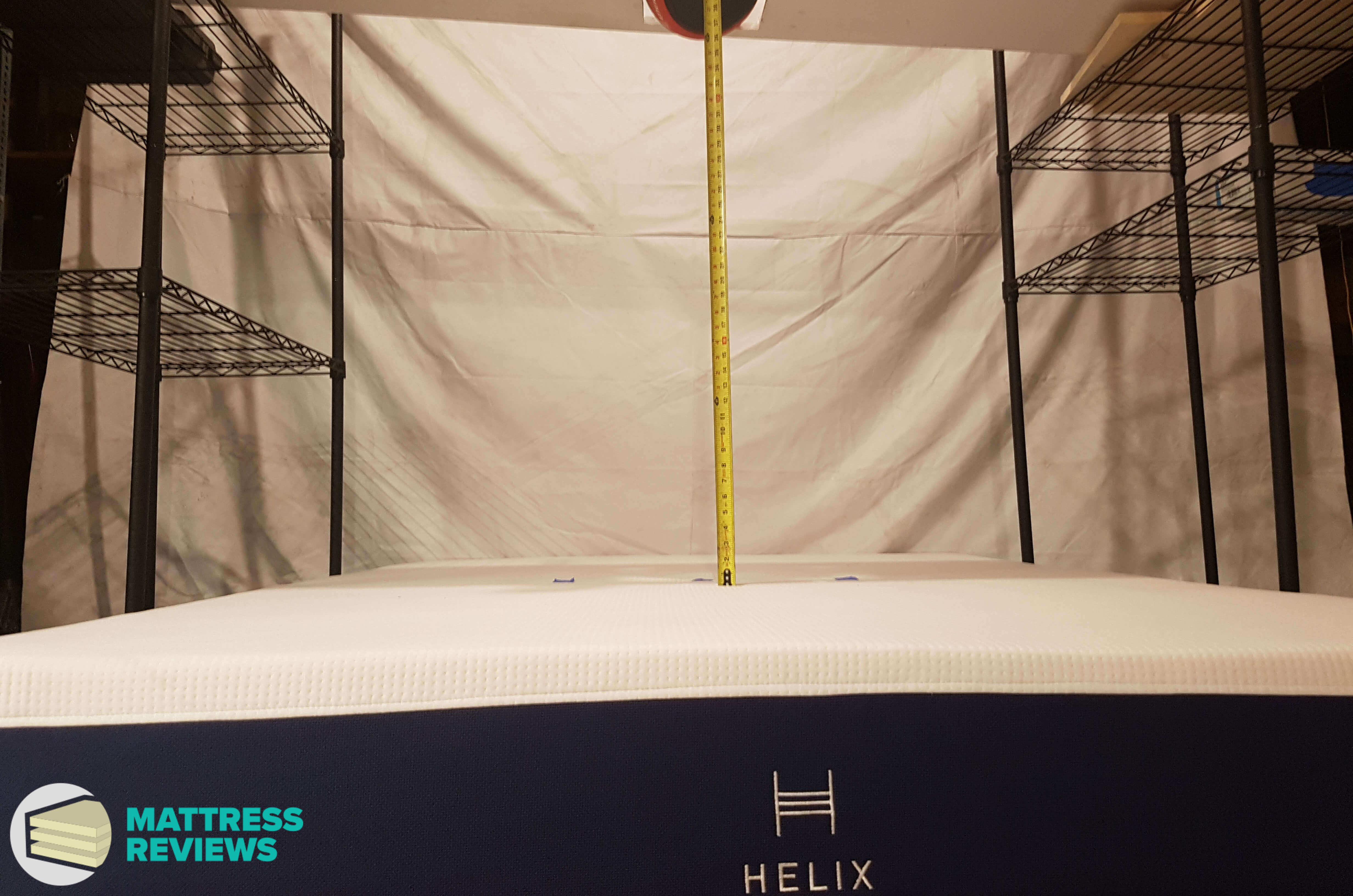 Image of the Helix mattress bounce test.