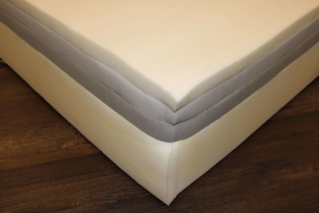 Image of the Casper mattress foam layers.