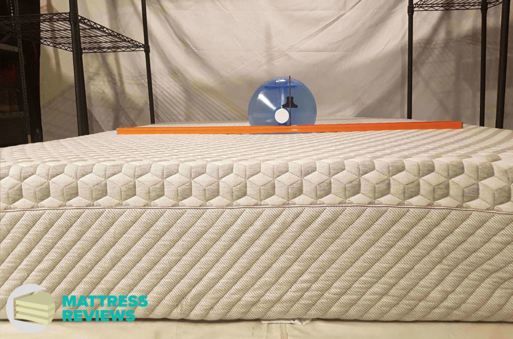 Image of the Layla mattress firmness test.