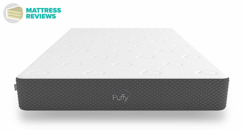 Image of the front of the Puffy mattress.