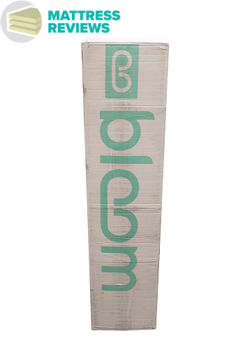 Image of the Bloom Earth mattress box.