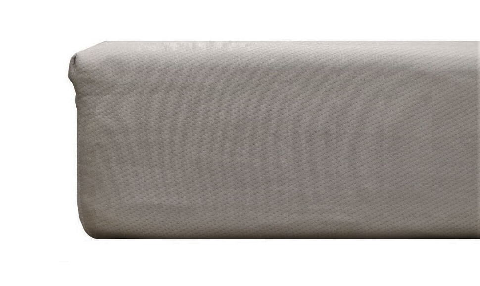 Image of the side wall of the Bloom Earth mattress.