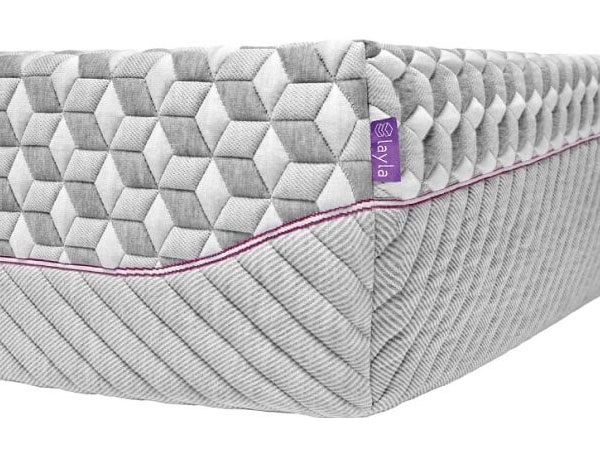 Image of the Layla mattress out of its packaging.