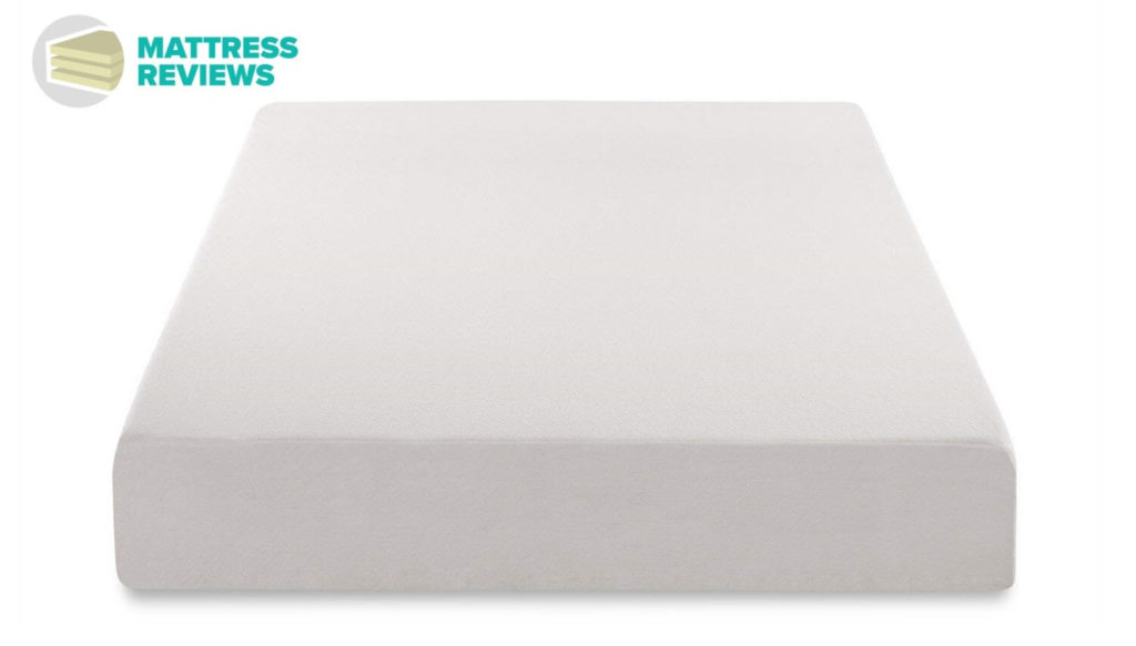 Image of the front of the Zinus Green Tea mattress.