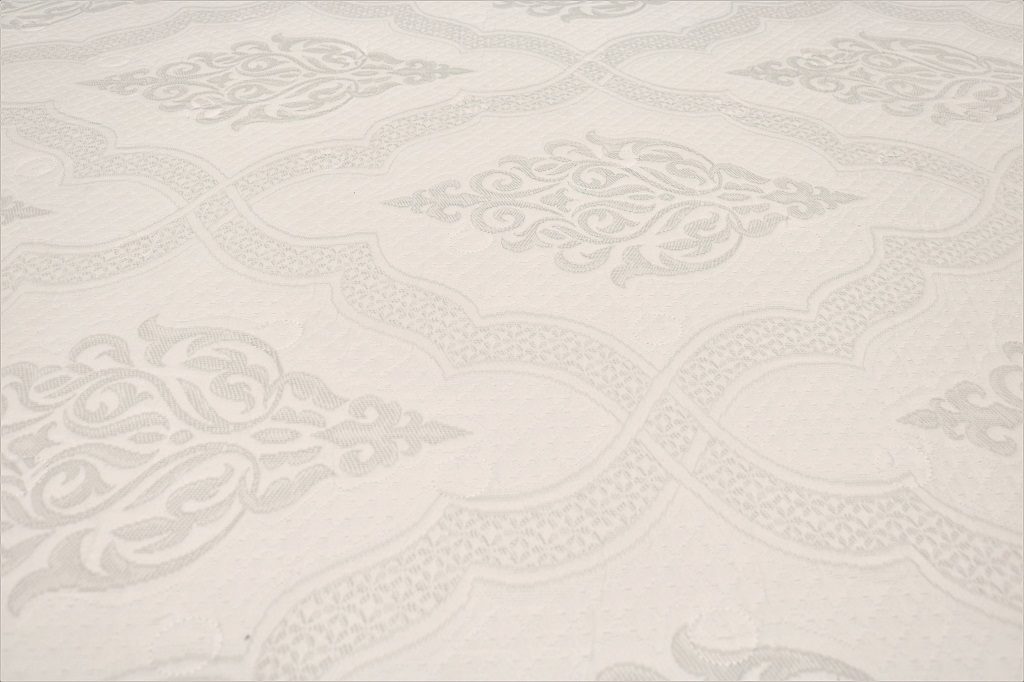 Image of the Novaform Costco mattress cover fabric.