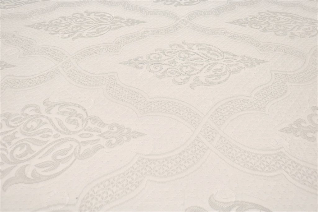 Image of the Novaform Costco mattress cover fabric.