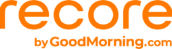 Image of the orange Recore mattress logo.
