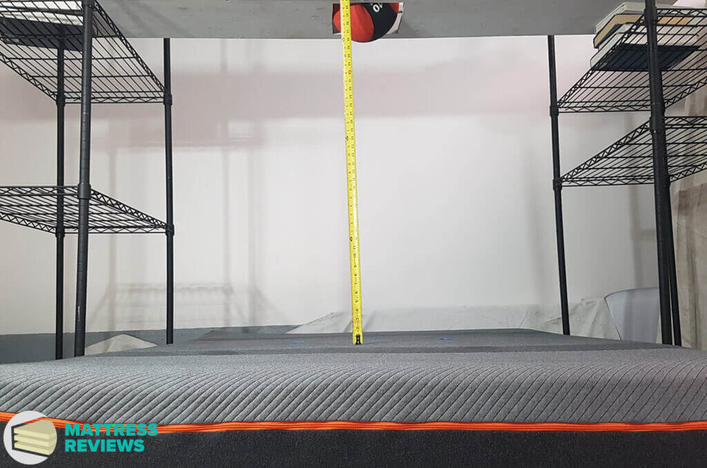 Image of the Recore mattress bounce test.