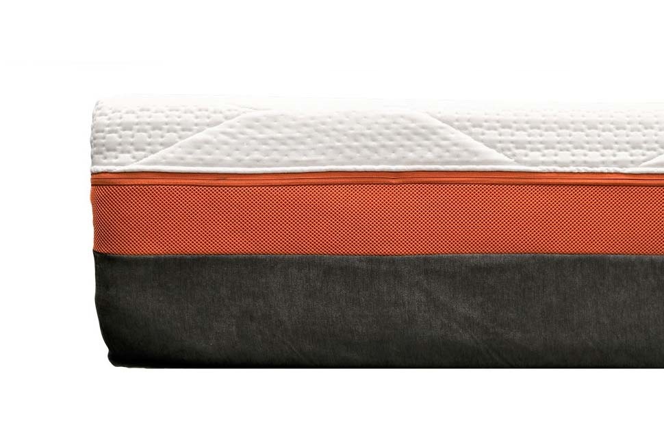 Image of the side wall of the Dormeo mattress.