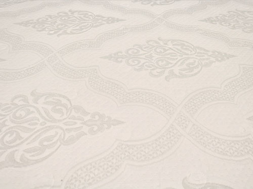 Image of the Novaform Costco mattress cover fabric.