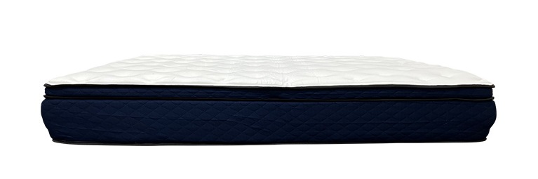Image of the front of the Silk and Snow Hybrid mattress.