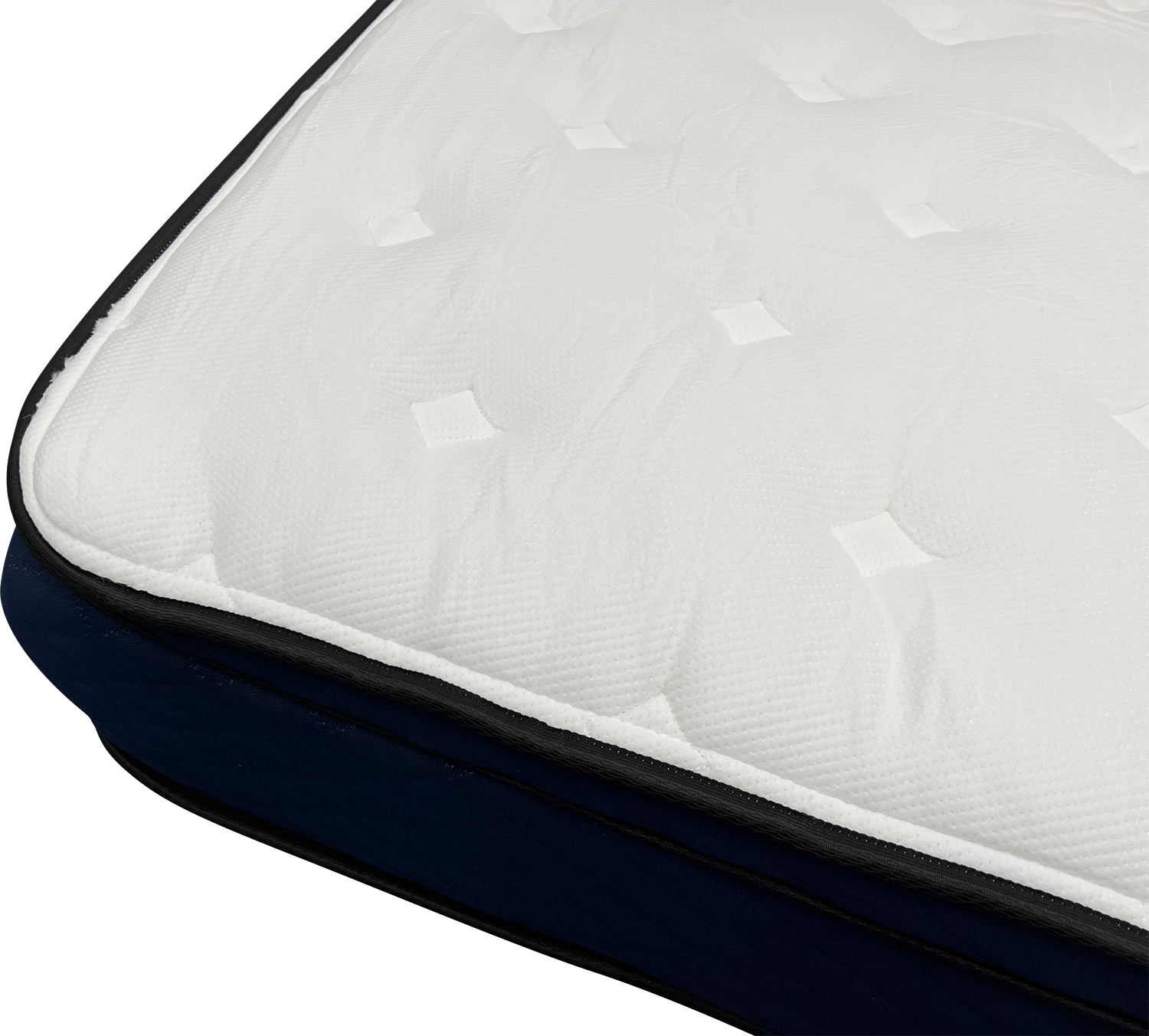 Image of the Silk and Snow Hybrid mattress out of its box.
