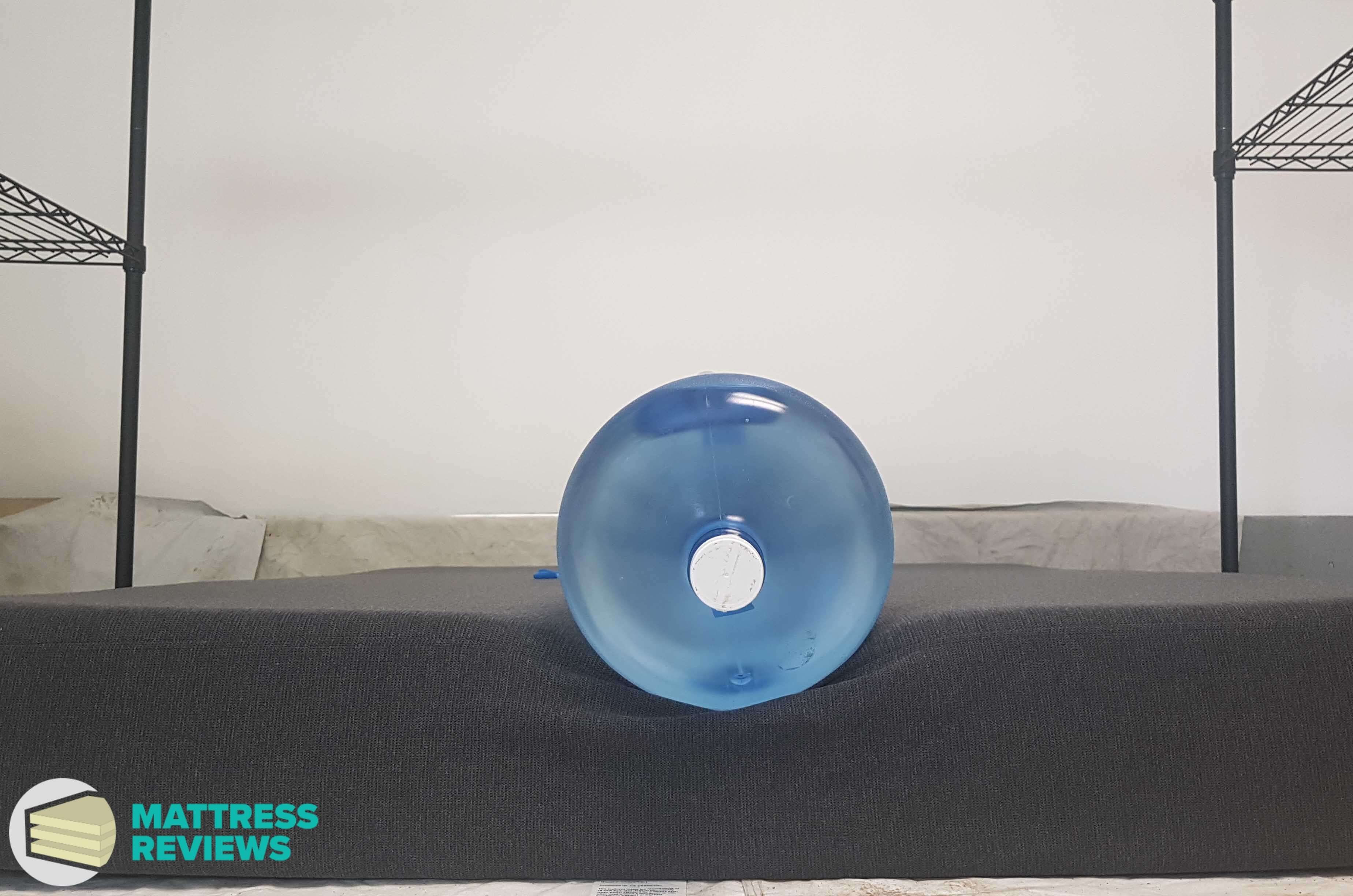 Image of the Casper Essential mattress edge support test.