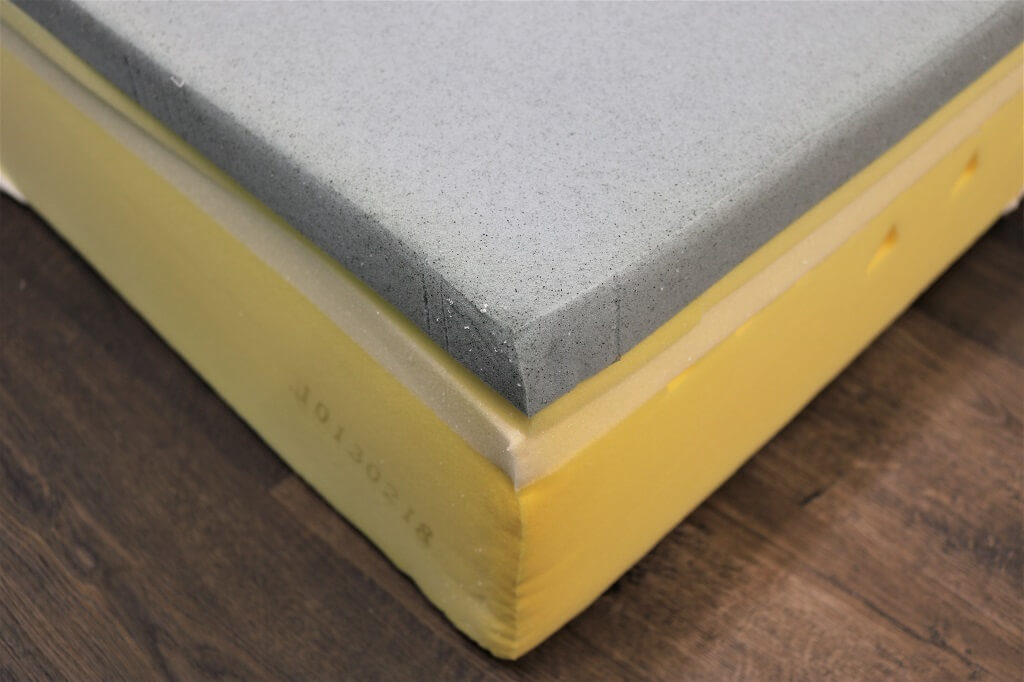Image of the Simba mattress foam layers.