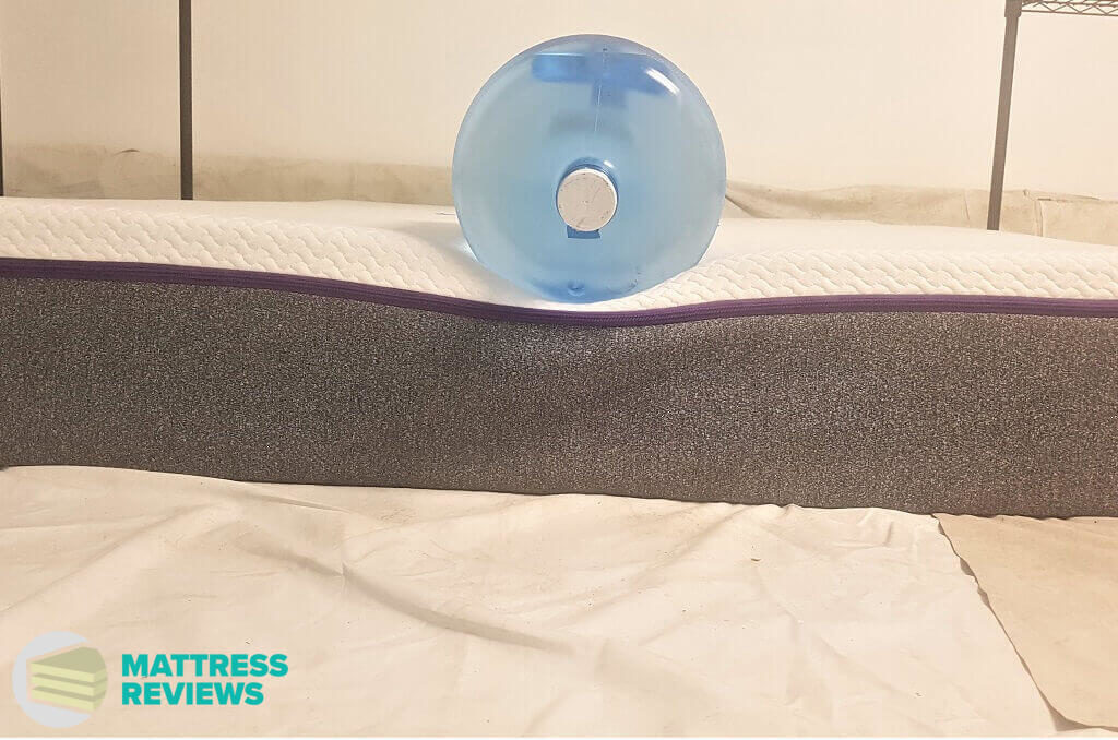 Image of PerfectSense mattress edge support test.