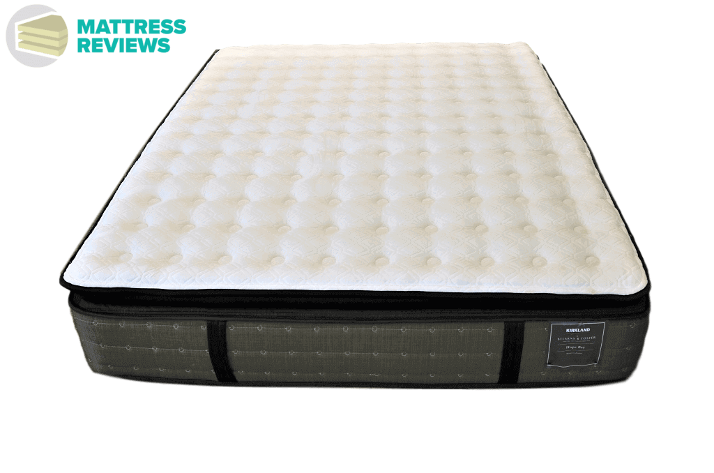 Image of the front of the Stearns and Foster mattress.