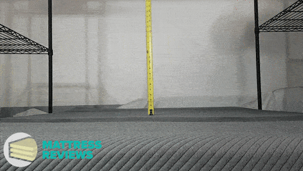 Looping video of the Recore mattress bounce test.