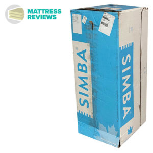 Simba mattress shipping box