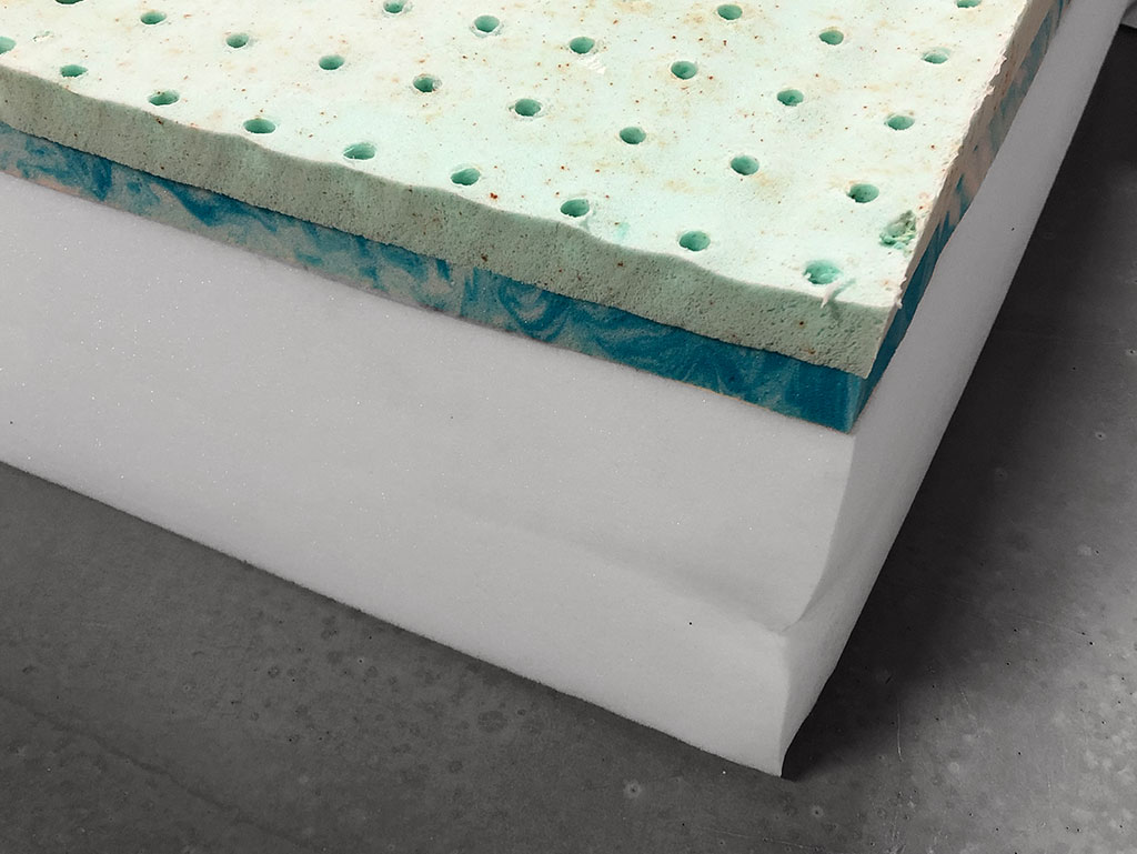 Closeup of the Haven Rejuvenate Mattress Layers