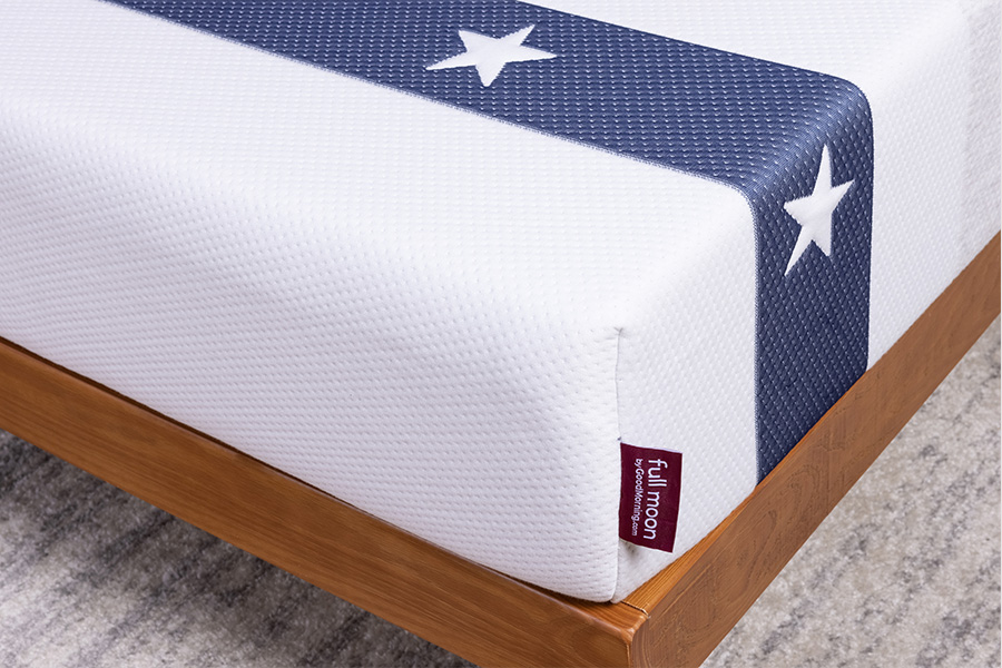 Corner view of Full Moon by GoodMorning.com mattress