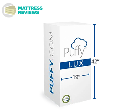 Image of the Puffy Lux mattress box