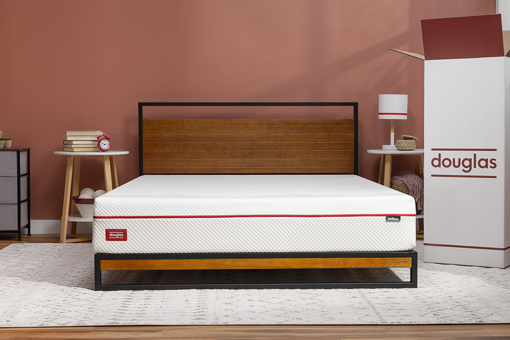 Image of the Douglas Original mattress set up in an elegant bedroom