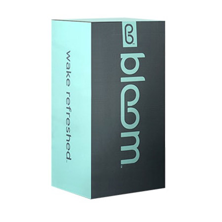 An image of the Bloom River mattress box.