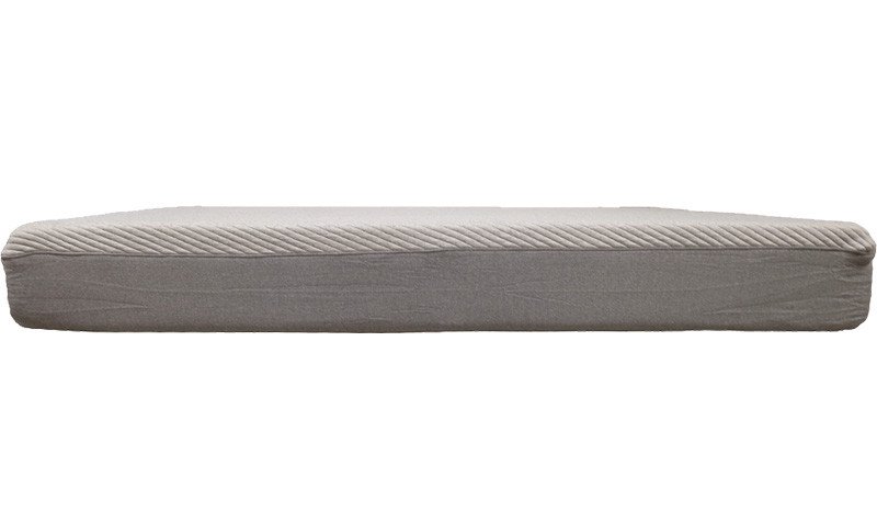 Image of the grey Casper Original mattress from the side against a white background
