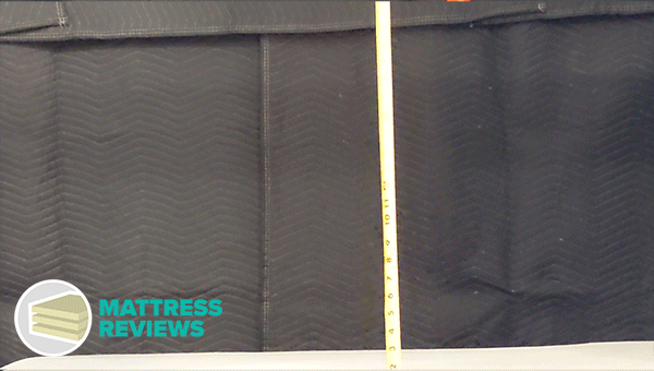 Video of the Bloom River mattress undergoing a bounce test.