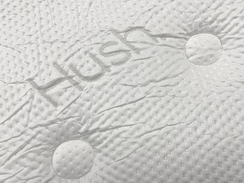 Closeup image of the Hush Arctic Luxe Hybrid mattress cover